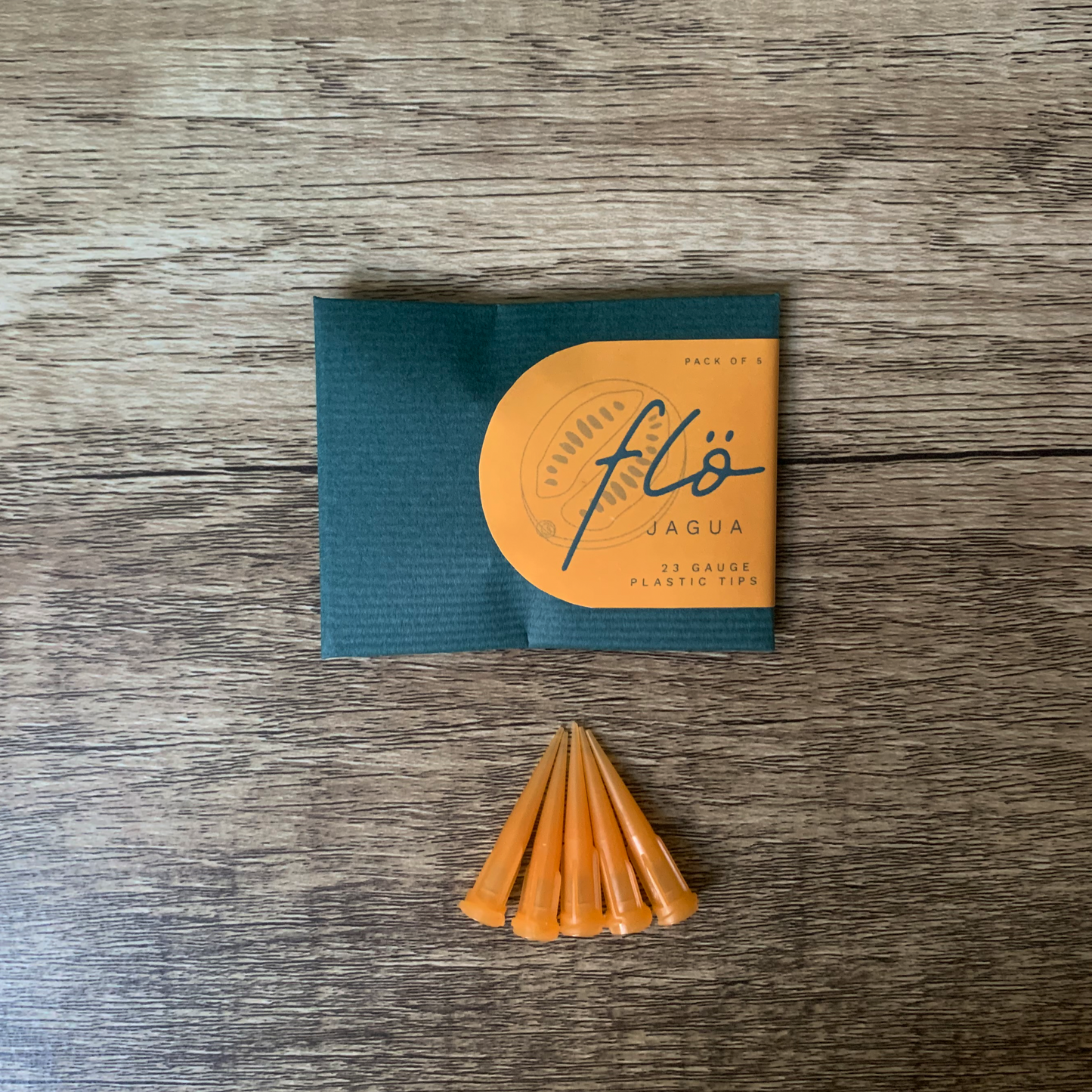 Plastic Applicator Tips (Orange, 23 Gauge — Pack of 5)